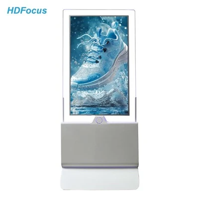 Taispeántas fógraíochta trédhearcach LCD